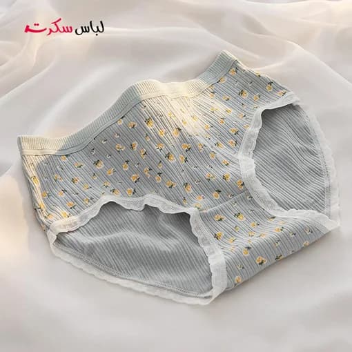 شورت نخی گلدار بسته 2 عددی ls934 — تصویر ۵