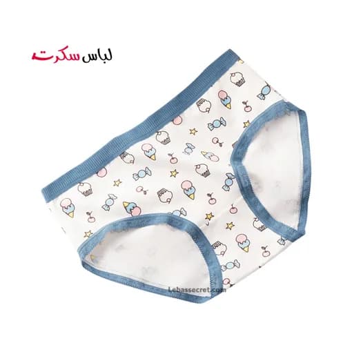 شورت نخی زنانه فانتزی پک 3عددی c12 — تصویر ۸