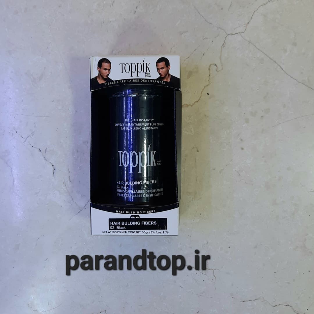 پودر پرپشت کننده موی سر تاپیک شماره 02 (حجم 50گرم)