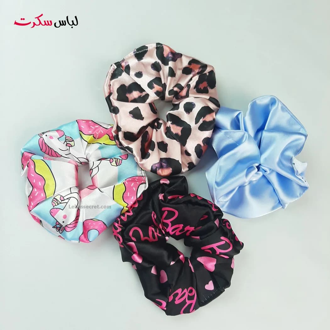 اسکرانچی کش مو ساتن بسته 3عددی lebassecret0118 — تصویر ۳
