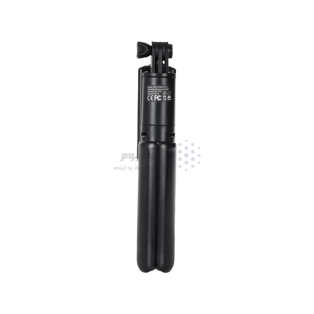 مونوپاد و سهپایه نگهدارنده گوشی موبایل VIPLATINA مدل VF12 ، ریموتدار، ارتفاع 67 سانتیمتر – رنگ مشکی — تصویر ۱۰