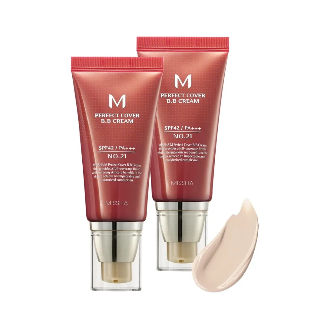 بی بی کرم پرفکت کاور میشا SPF 42 — تصویر ۸