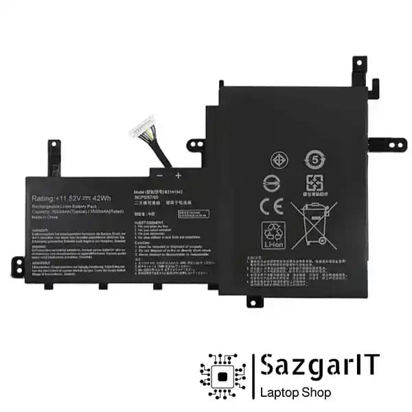 باتری لپ تاپ ایسوس ASUS Vivobook K513 X513 – B31N1842 – 3Cell – 3550mAh — تصویر ۴