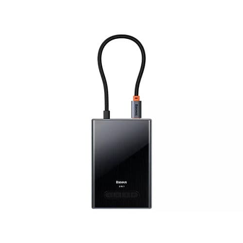 هاب تایپ سی 8 پورت باسئوس مدل WKYY030413 با 2 پورت HDMI و 2 پورت USB 3.0 و پورت DP و VGA و Type-C 3.0 PD و Type-C PD — تصویر ۳