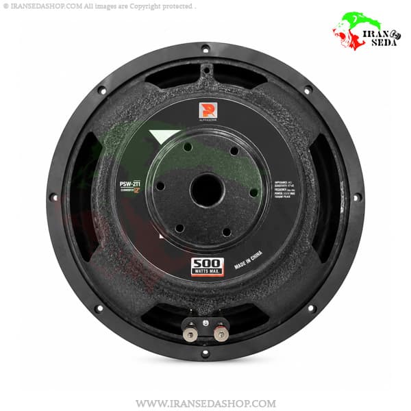 ساب ووفر الفاسونیک مدل Alphasonik PSW-211 سایز 12 اینچ بسته یک عددی — تصویر ۵