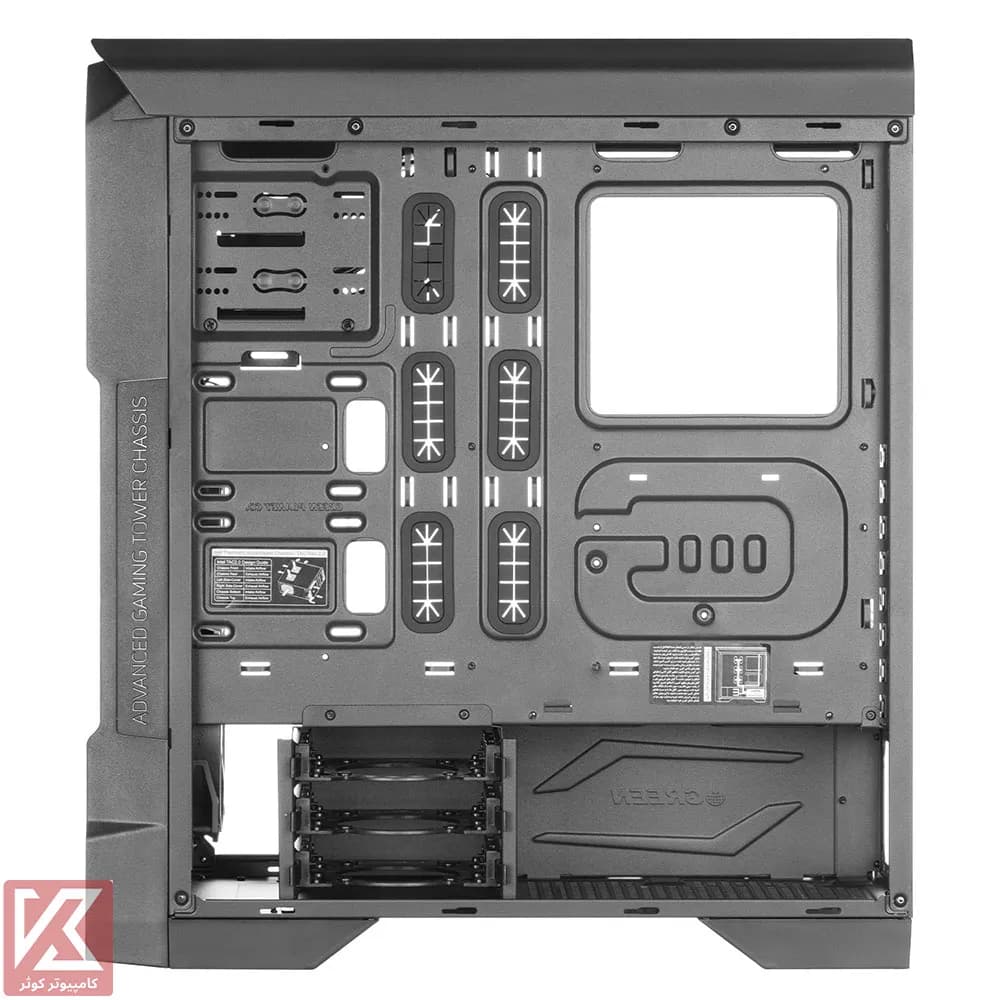کیس گرین استرایکر مدل STRIKER FRGB — تصویر ۸