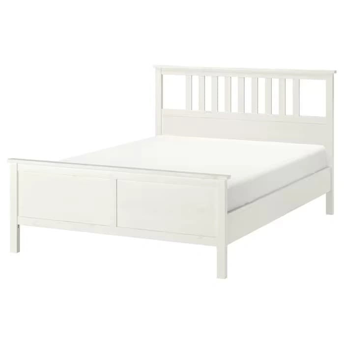 قاب تخت سفید رنگ/لوروی سایز ۱۶۰x۲۰۰ ایکیا مدل HEMNES — تصویر ۲