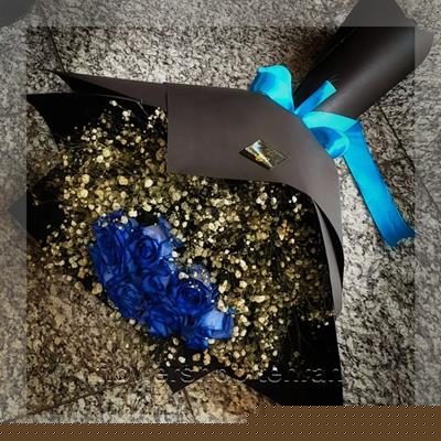 سفارش باکس گل رز مینیاتوری بهصورت اینترنتی و دریافت در همان روز