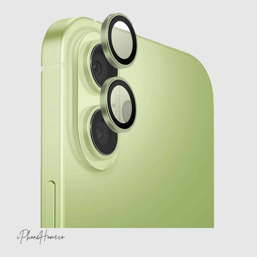 محافظ لنز یونیک Aluguard سبز مناسب iPhone 17 (9765) — تصویر ۳