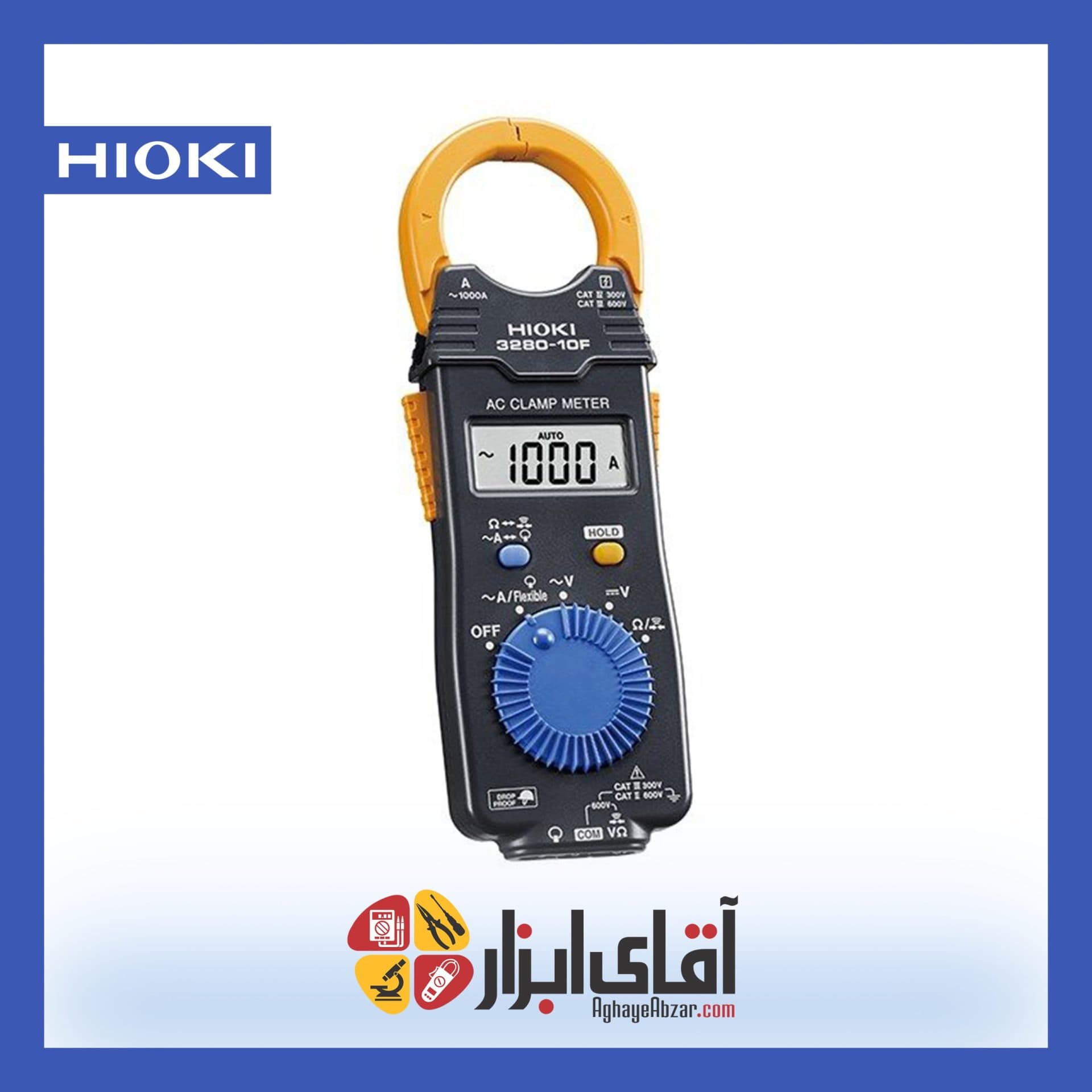 آمپرمتر کلمپی AC 1000A دیجیتال هیوکی HIOKI 3280-10F