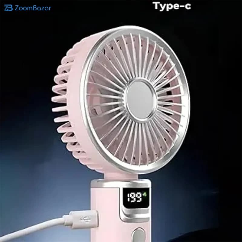 پنکه شارژی دستی handheld brushlet violent مدل GG8803 با نمایشگر دیجیتال — تصویر ۱۱