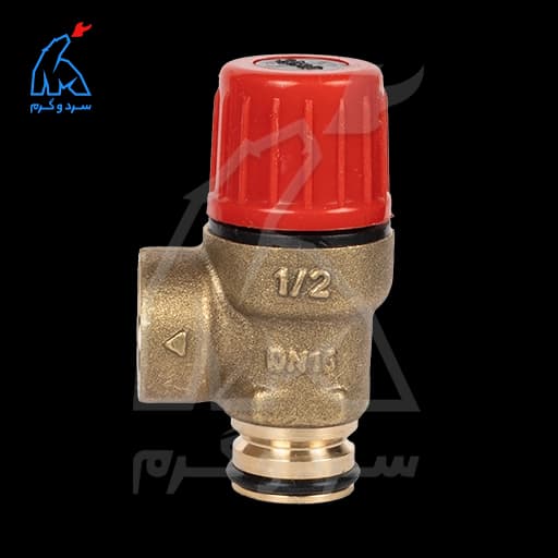 شیر اطمینان اورینگی V شکل برنجی – EPAC — تصویر ۵