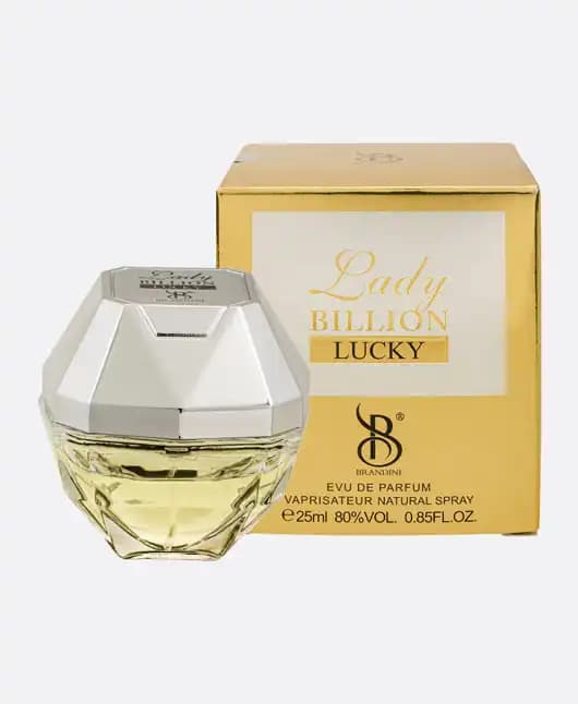 عطر جیبی برندینی مدل Lady billion lucky زنانه — تصویر ۵
