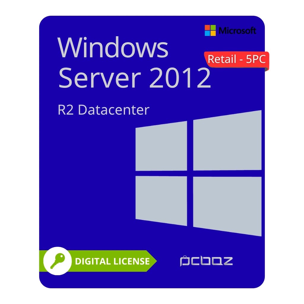 لایسنس ویندوز سرور 2012 R2 دیتاسنتر (Retail-5PC) — تصویر ۳