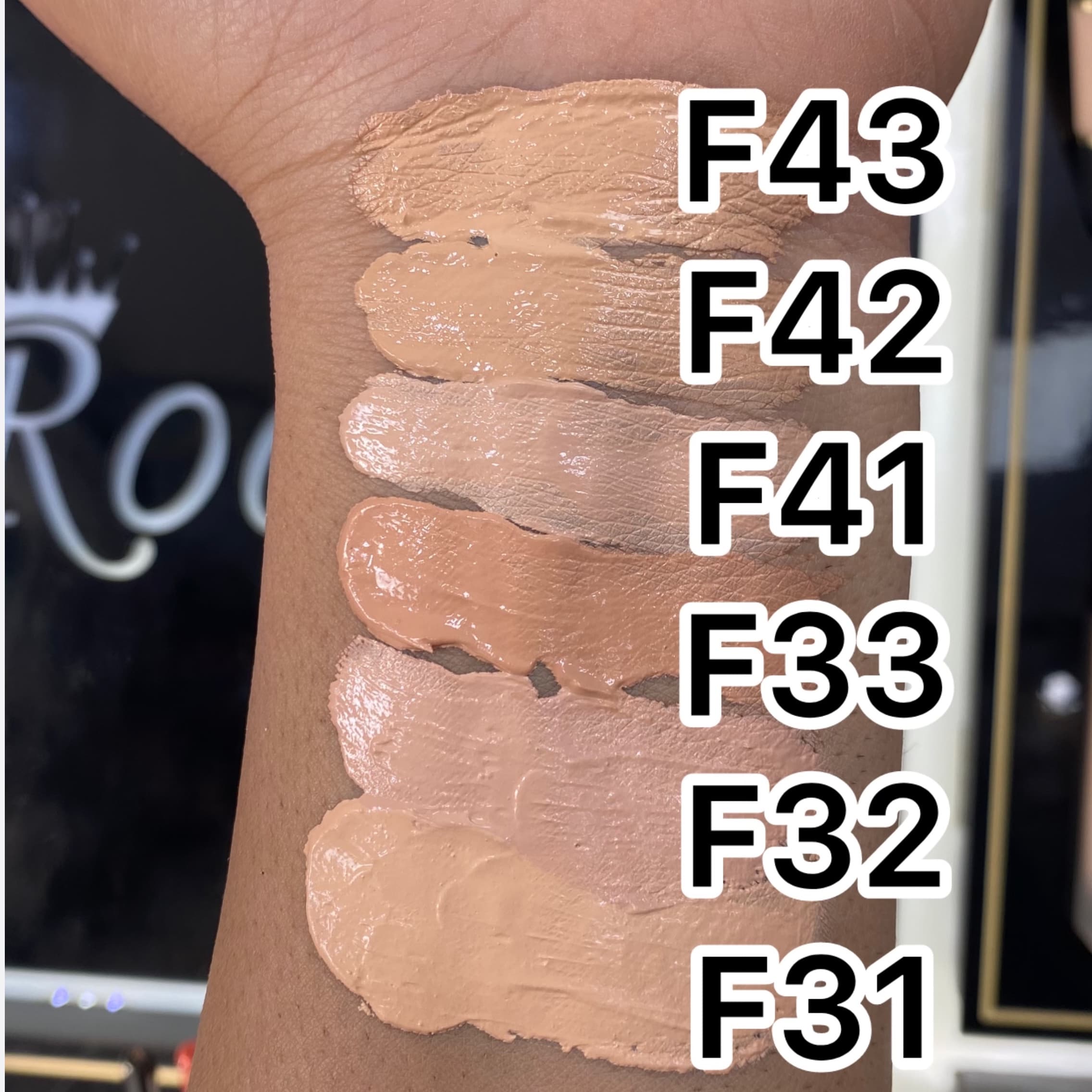 کرم پودر شیشه ای F42 روبی سیما — تصویر ۳