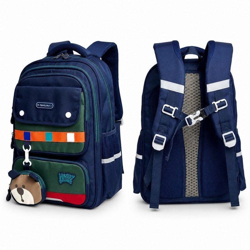 کیف مدرسه برزنتی جادار سایز بزرگ وارداتی