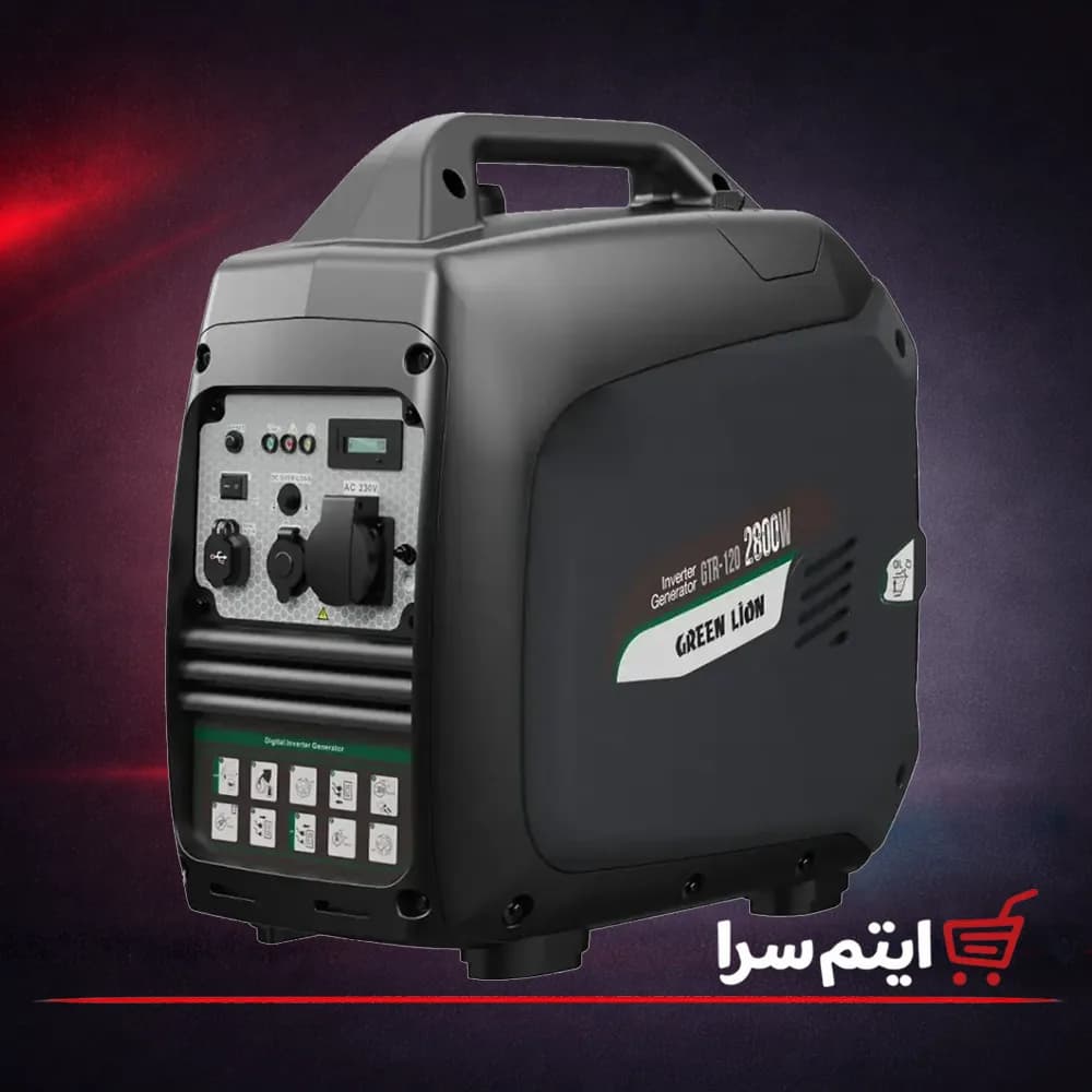 موتور برق بنزینی گرین لاین GTR120 توان 2800 وات — تصویر ۳