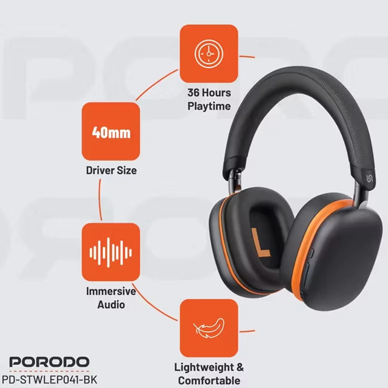 هدفون بلوتوثی پرودو Vibe PD-STWLEP041 — تصویر ۷