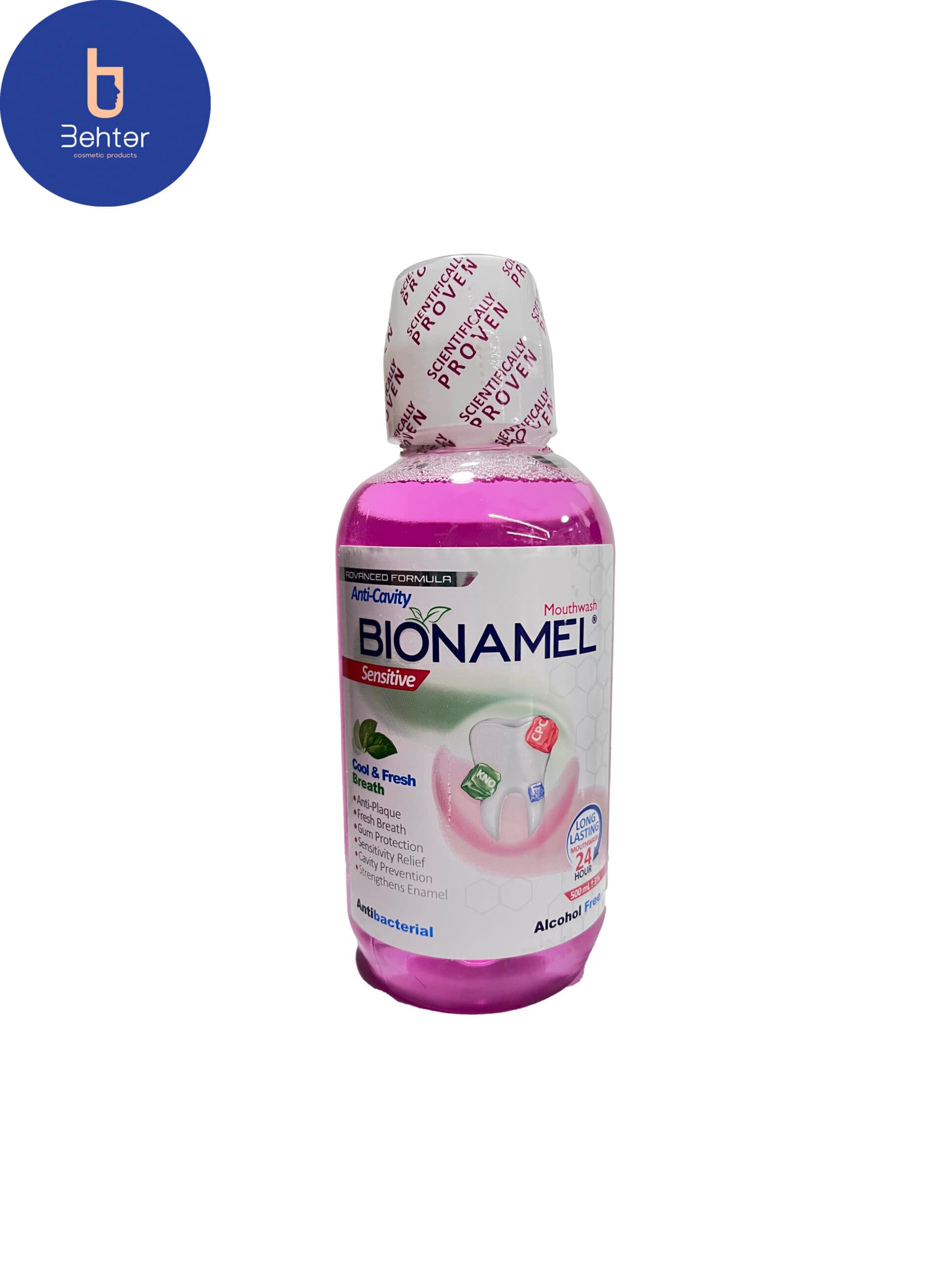 دهان شویه Bionamel مدل Sensitive حجم 500میل Bionamel Mouthwash, Sensitive model , 500 ml