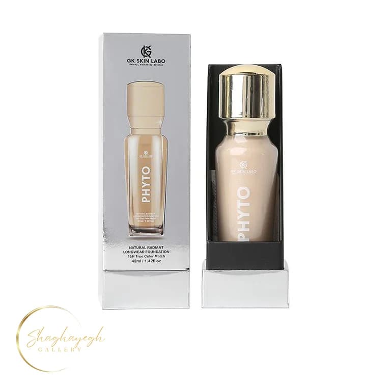 کرم پودر نچرال رادیانت لانگ ور جی کی اسکین لبو ۴۲ میل GK Skin Labo Phyto Natural Radiant Longwear Foundation 42ml — تصویر ۲