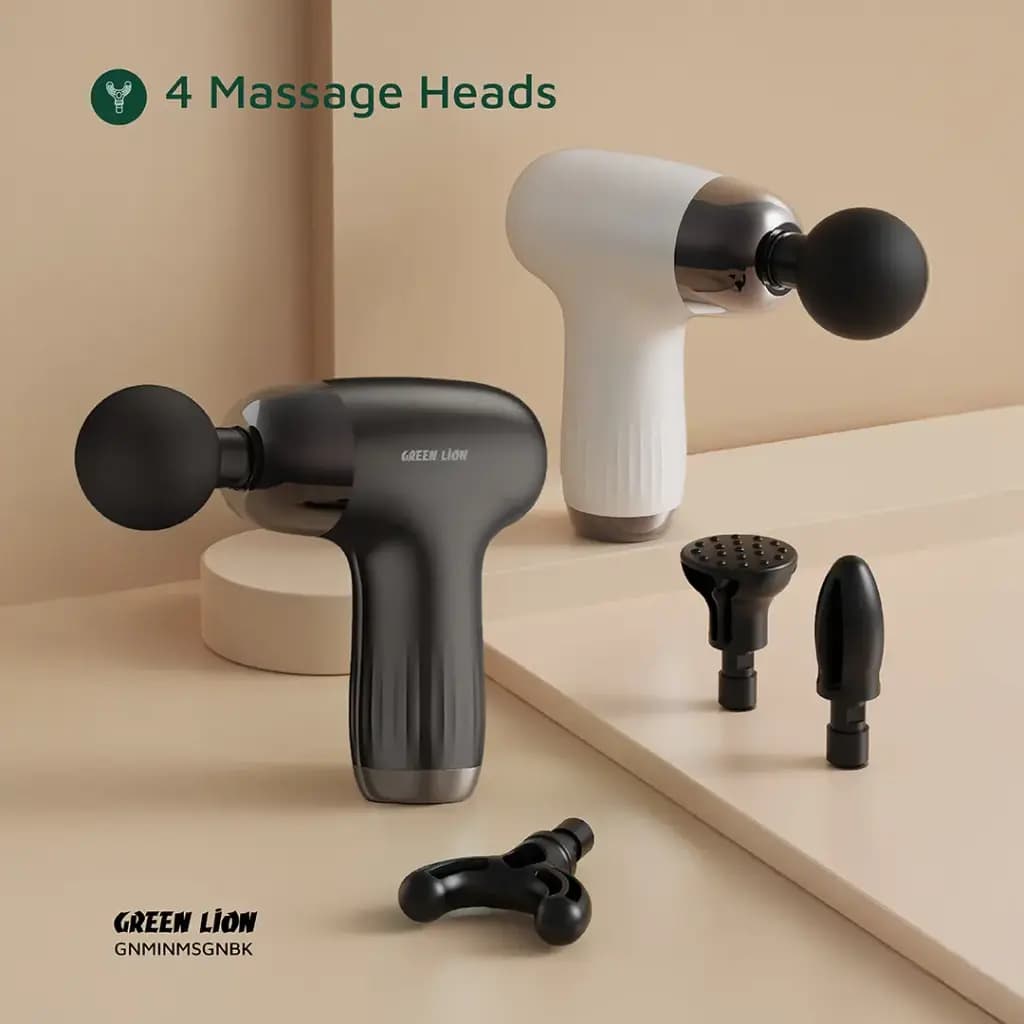 مینی ماساژور گان گرین لاین مدل MINI MASSAGE GUN — تصویر ۴