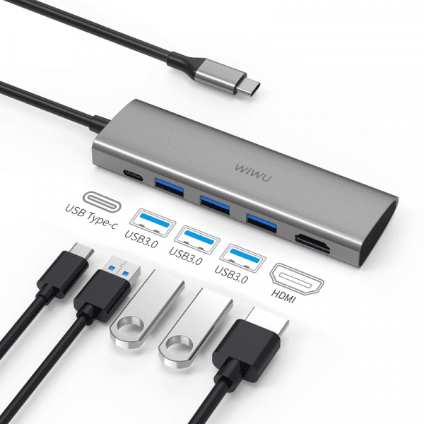 هاب 5 پورت ویوو مدل WiWU Alpha A531H — تصویر ۵