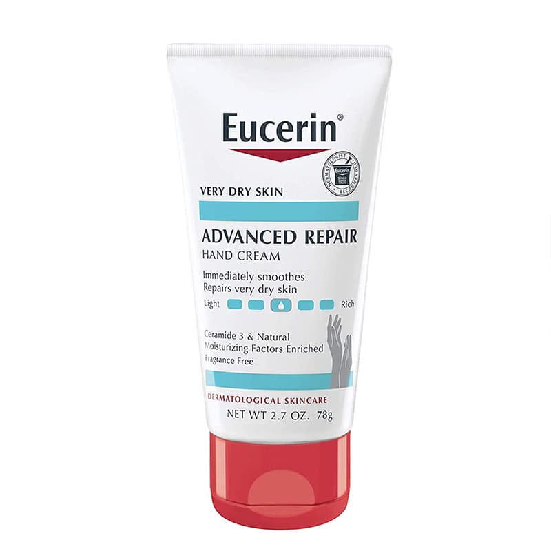 کرم ترمیم کننده دست اوسرین Eucerin Intensive Repair Extra Enriched Hand Cream — تصویر ۲