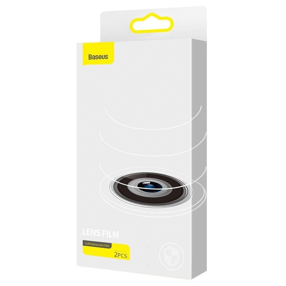 پک 2تایی محافظ لنز دوربین شیشه ای آیفون Baseus SGAPIPH67P-AJT02 Camera Lens iPhone 12 Pro Max — تصویر ۷