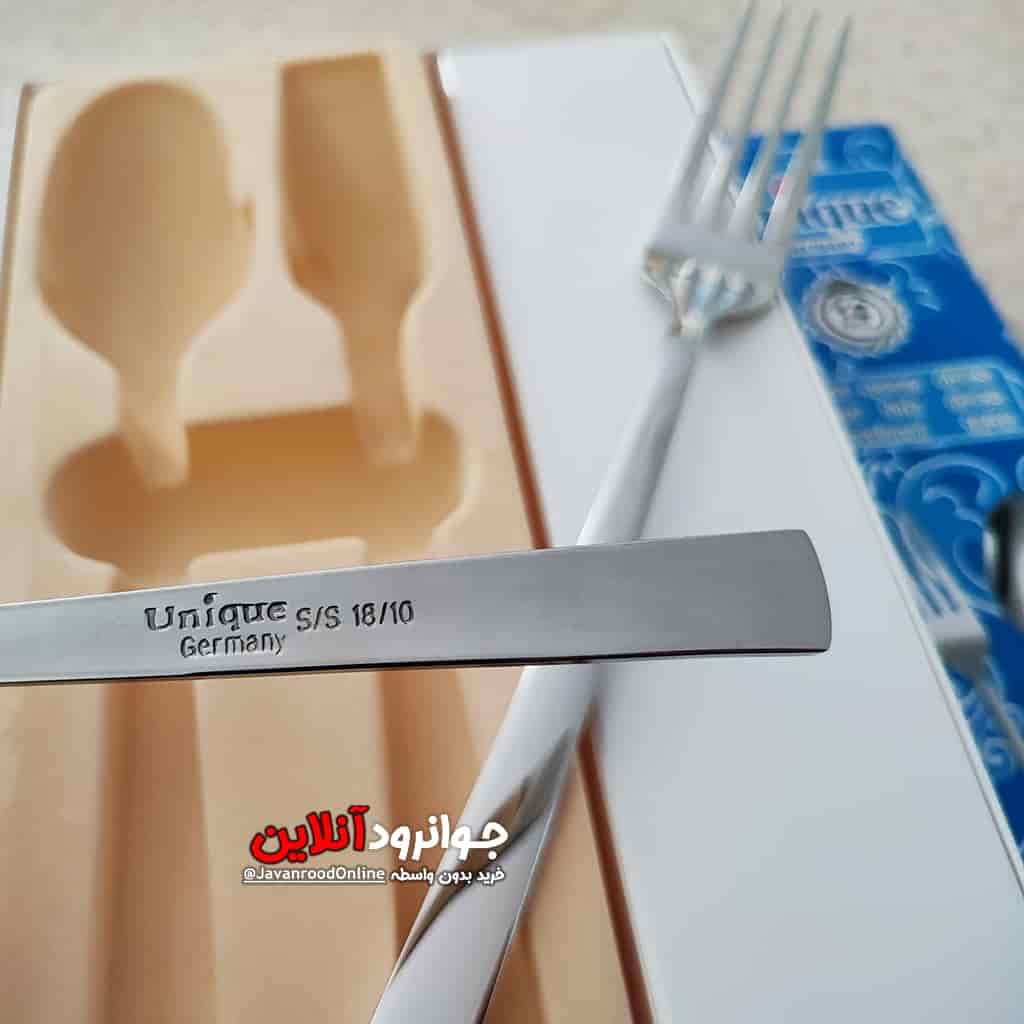 قاشق چنگال استیل یونیک طرح شیکاگو جعبه 12 عددی 5 میل اصل G-1 — تصویر ۹