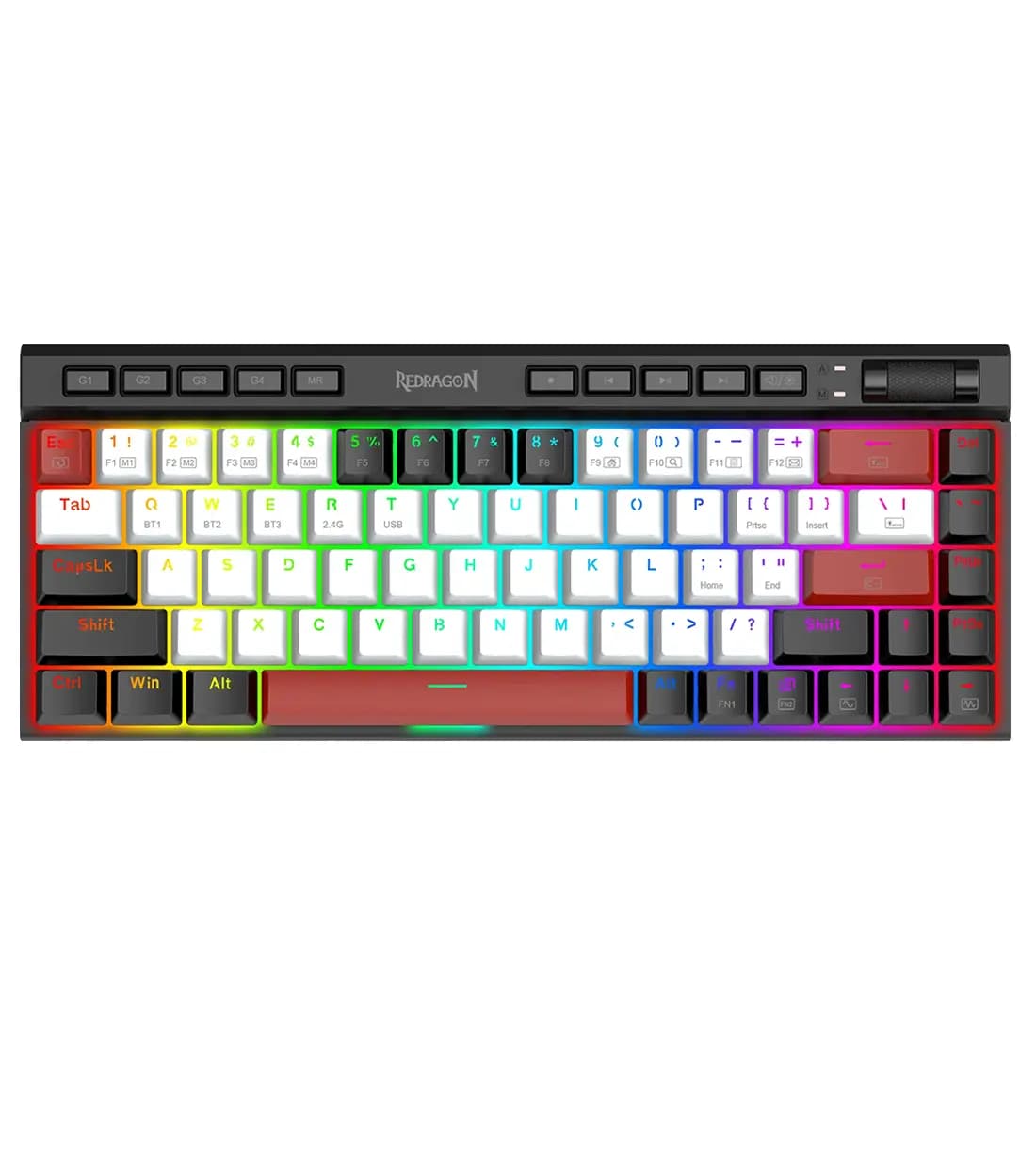 کیبورد مکانیکال گیمینگ ردراگون REDRAGON K635 WBR RGB — تصویر ۲