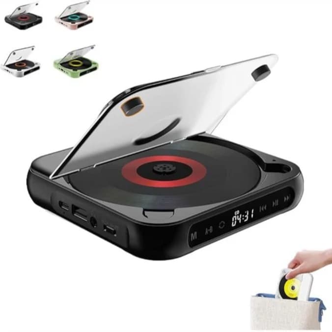 پخش کننده CD قابل حمل بلوتوثی مدل Portable CD Player — تصویر ۸