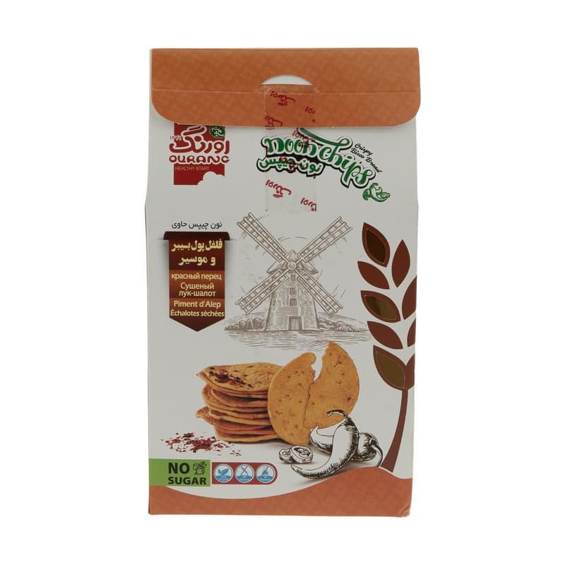 نان چیپسی حاوی فلفل پول بیبر و موسیر اورنگ 200 گرم