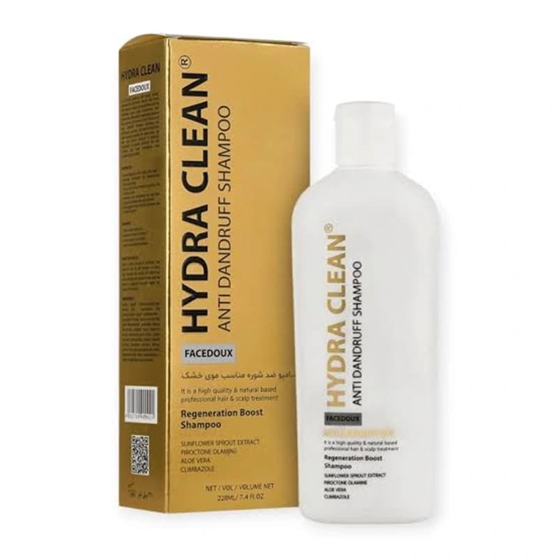 شامپو ضد شوره هیدراکلین مناسب موی خشک حجم 220mL — تصویر ۳