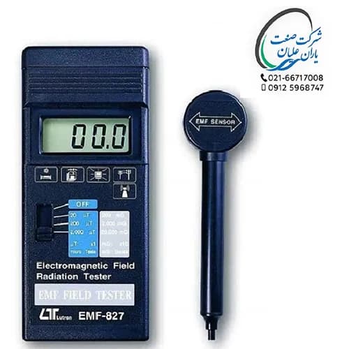 سنجش میدان مغناطیسی (گوس متر) مدل EMF-827 برند لوترون — تصویر ۳