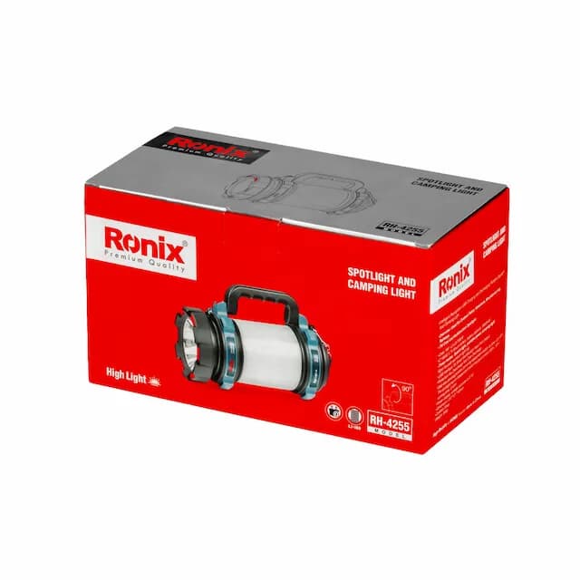 نورافکن حرفه ای رونیکس مدل 4255-RH با برد 1200 متر — تصویر ۶
