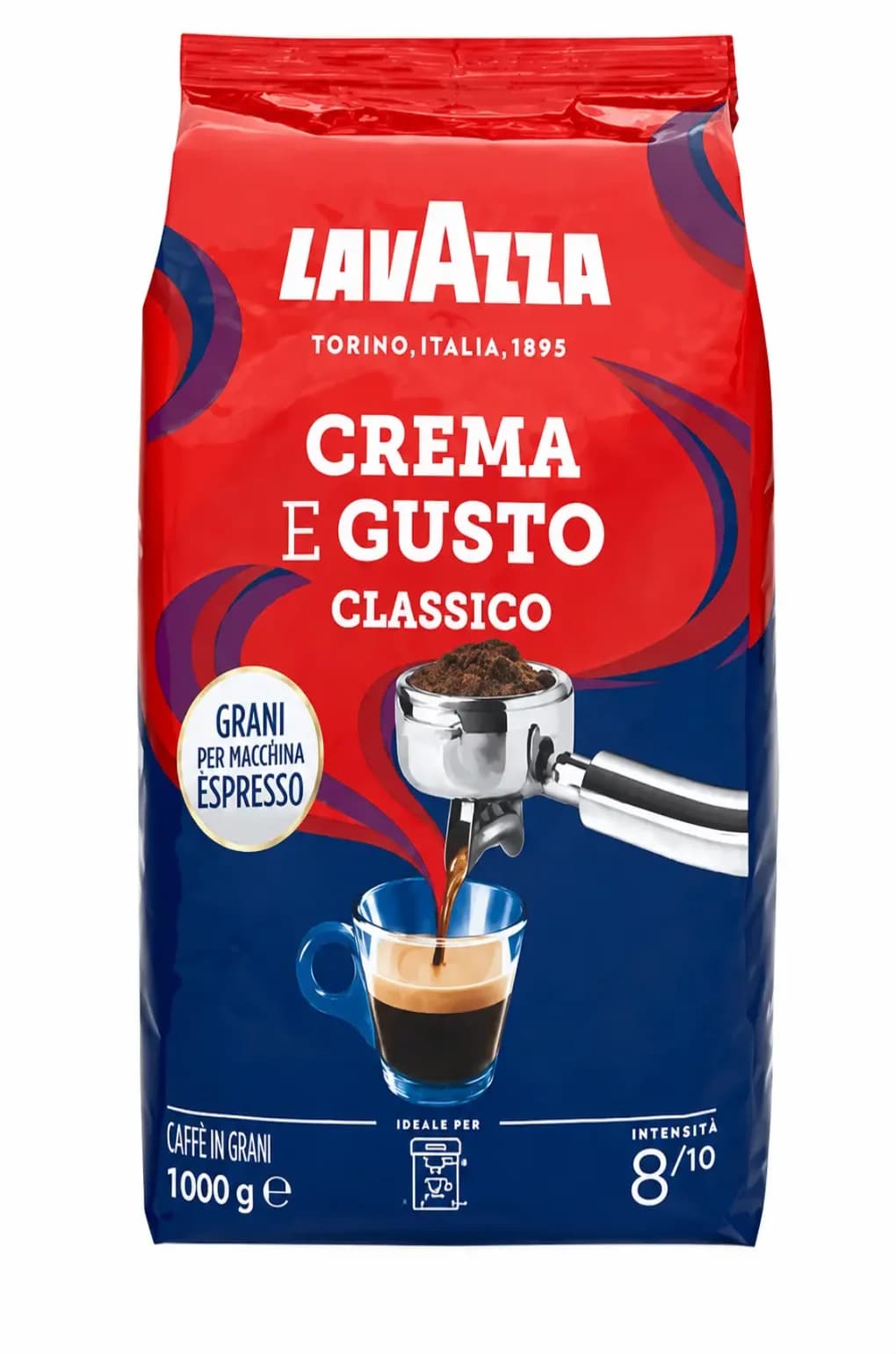 قهوه اسپرسو ایتالیایی لاوازا کرم گوستو یک کیلوگرمی LAVAZZA CREAMA E GUSTO — تصویر ۵