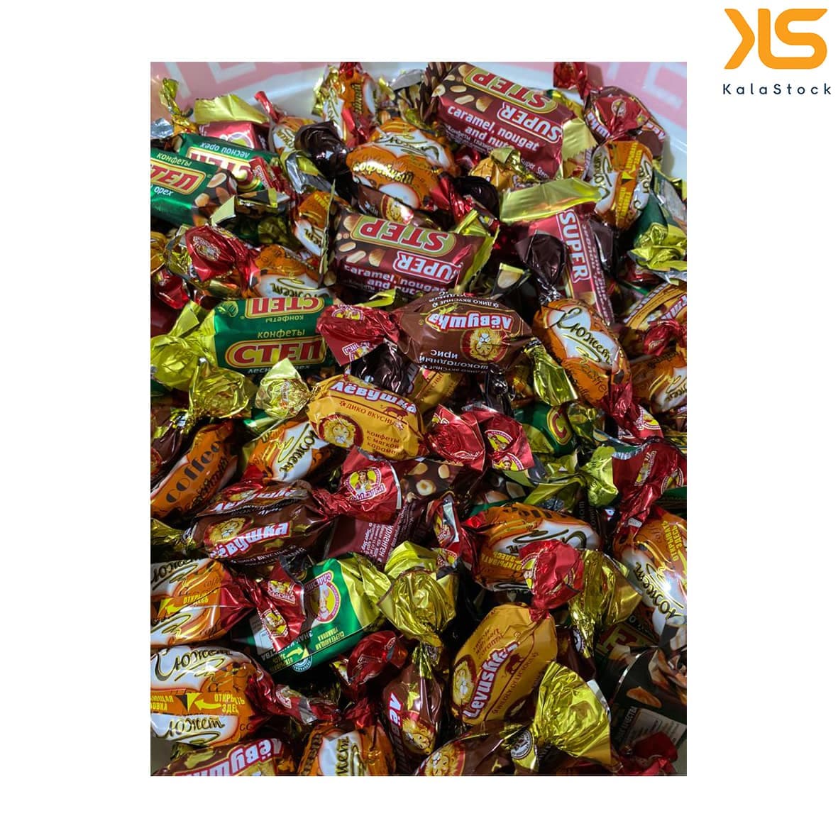 شکلات پذیرایی نوروزی اصل روسیه بسته 250 گرمی — تصویر ۲