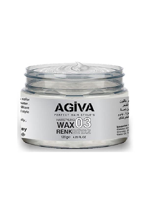 واکس مو رنگی آگیوا (سفید) AGIVA WAX WHITE 03 — تصویر ۴