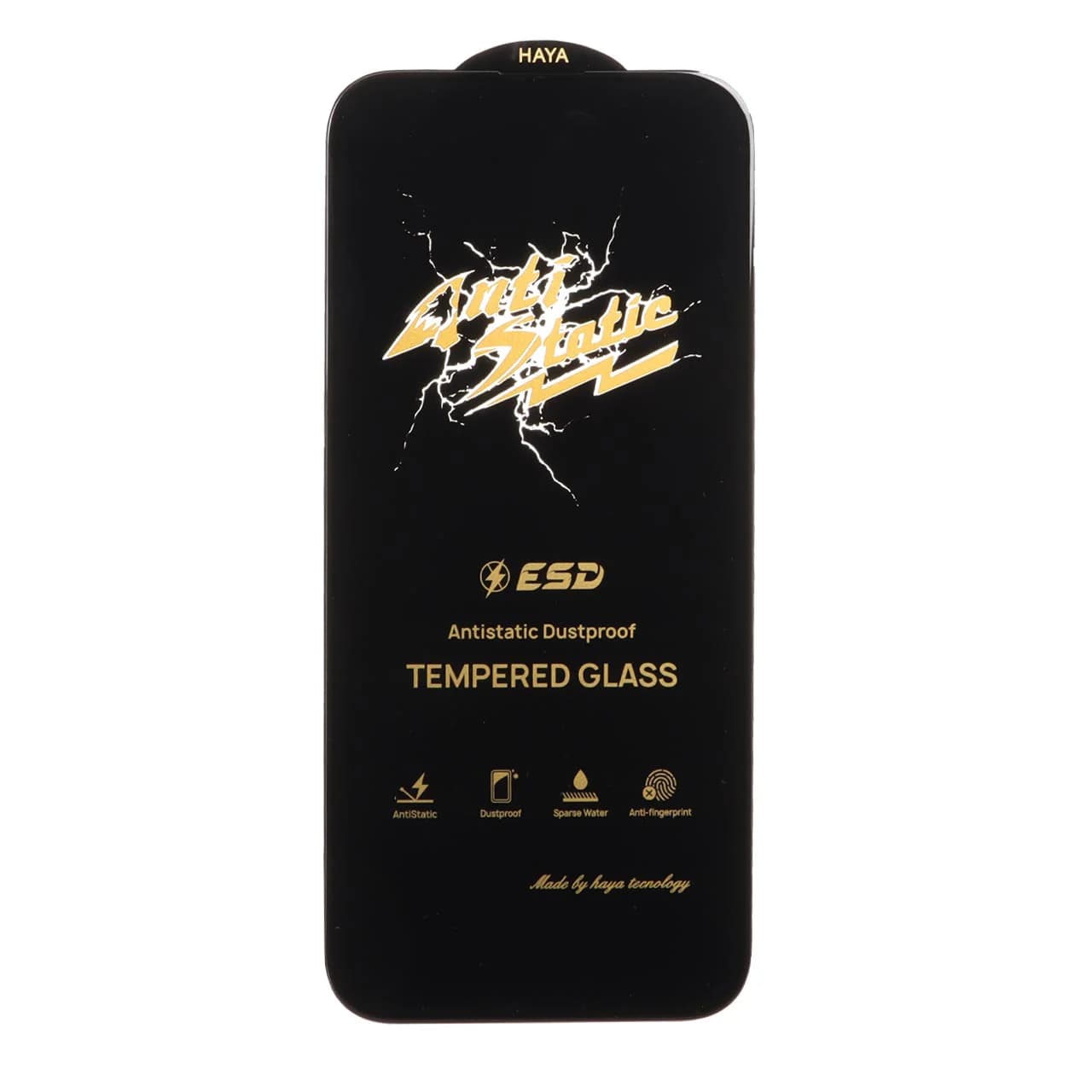 محافظ صفحه نمایش شیشه ای Full Cover Anti Static HAYA مدل Apple iPhone 13 Pro Max / iPhone 14 Plus — تصویر ۴