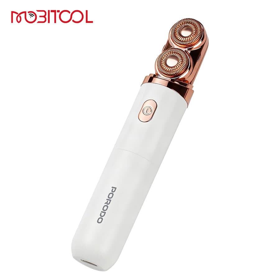 ماشین اصلاح صورت و بدن بانوان پرودو Porodo 2 In 1 Electric Face & Body Razor — تصویر ۲