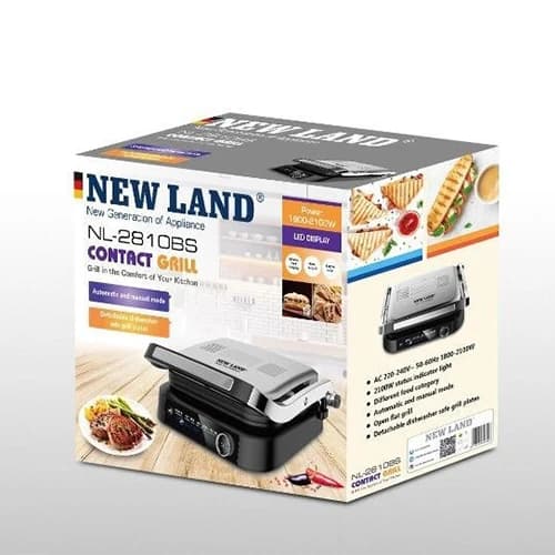 گریل حرفه ای نیولند مدل NL2810BS — تصویر ۲
