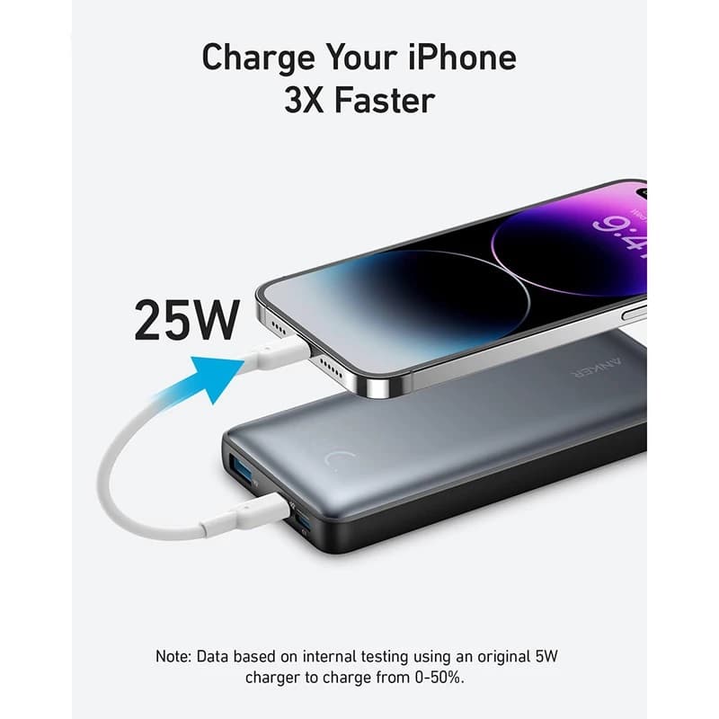 پاوربانک انکر مدل PowerCore 533 A1249H11 ظرفیت 10000 میلی آمپر — تصویر ۱۱