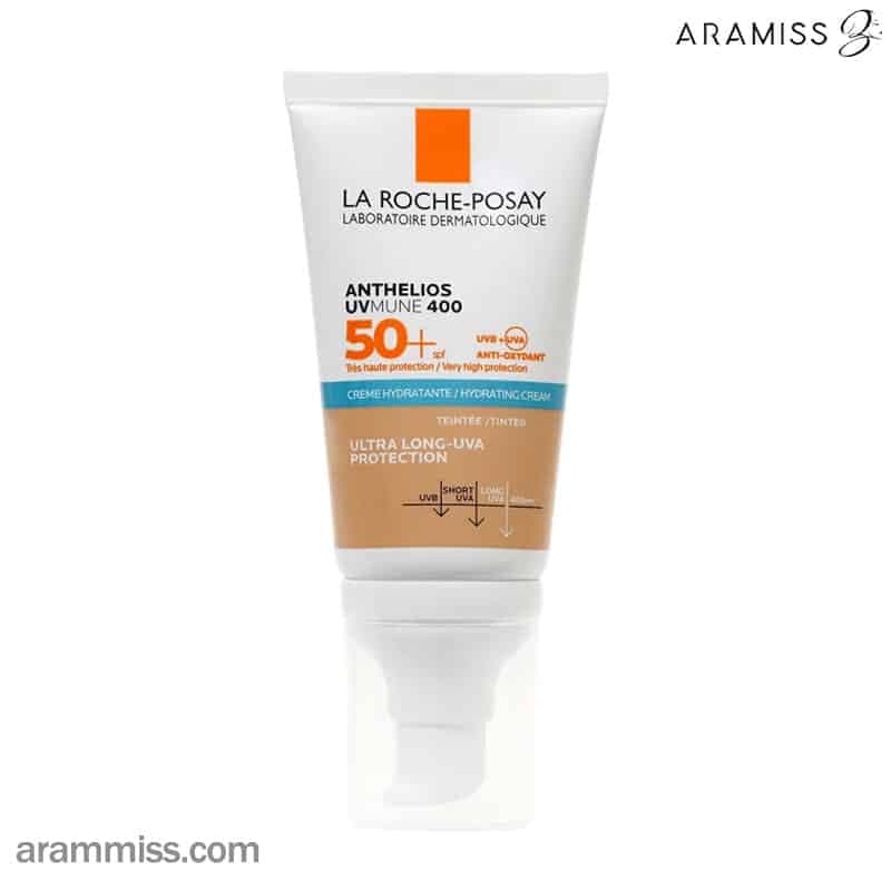 کرم ضد آفتاب رنگی آبرسان UVMune 400 SPF 50+ لاروش پوزای
