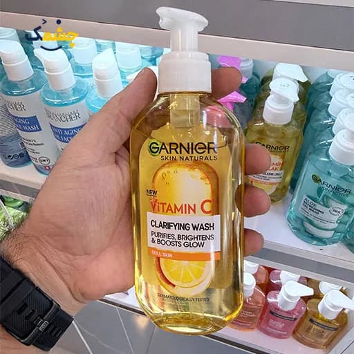 ژل شستشو صورت گارنیر مدل Vitamin C حجم 200 میلی لیتر — تصویر ۷