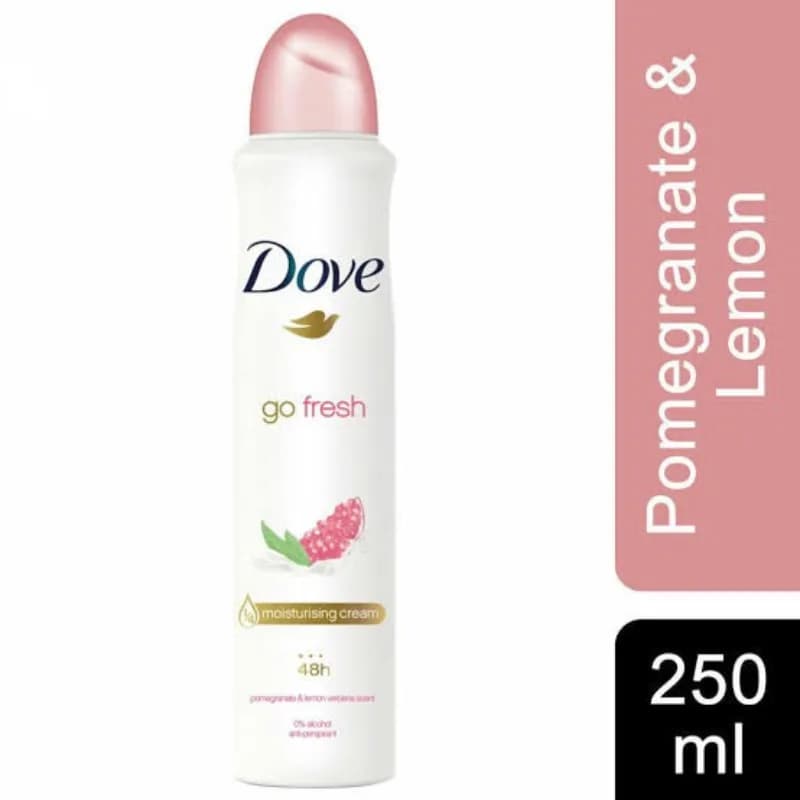 اسپری ضد تعریق زنانه داو مدل Go Fresh با رایحه انار و به لیمو حجم 250 میلی لیتر — تصویر ۵