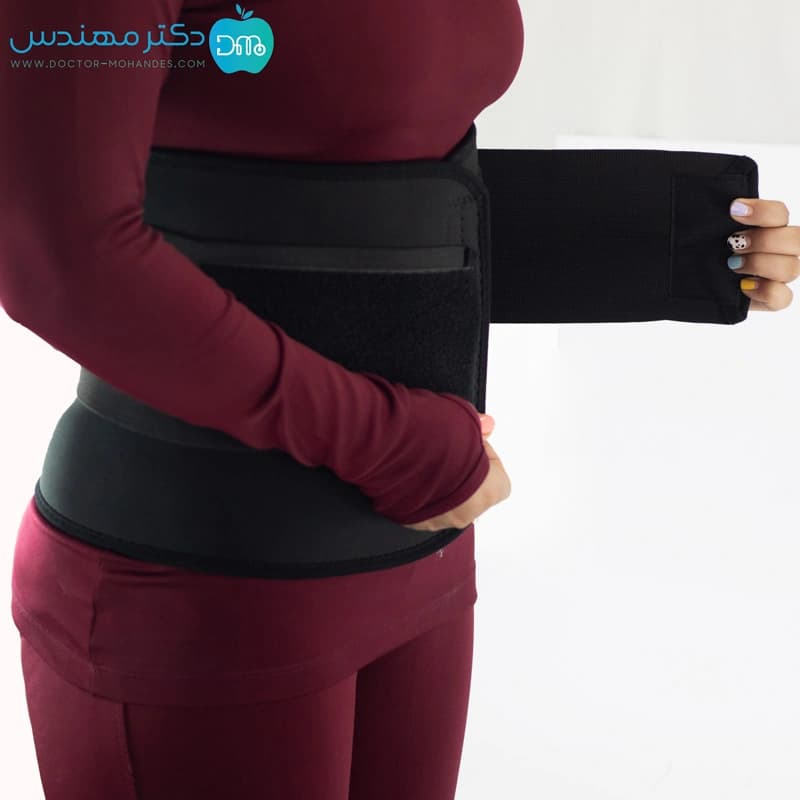 شکم بند لاغری ورزشی نئوپرن طب و صنعت کد 62100 — تصویر ۸