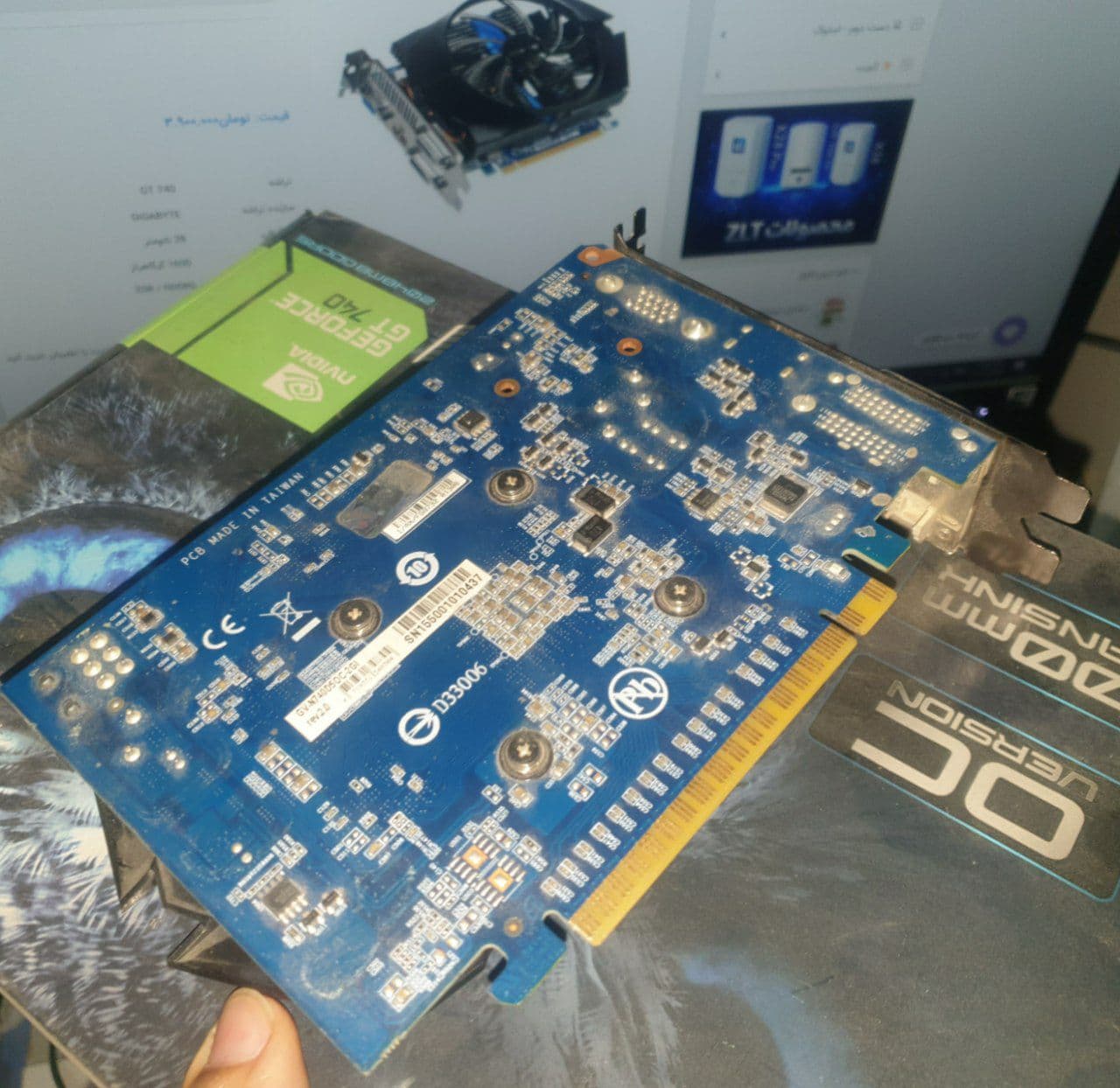 کارت گرافیک استوک GT740 2GB Gigabyte GDDR۵ ۱۲۸ Bit — تصویر ۸