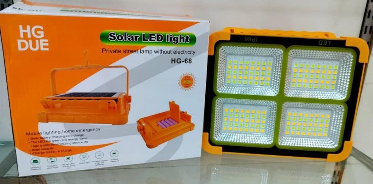 پرژکتور نوری خورشیدی برند HG DUE مدل HG 68 — تصویر ۴