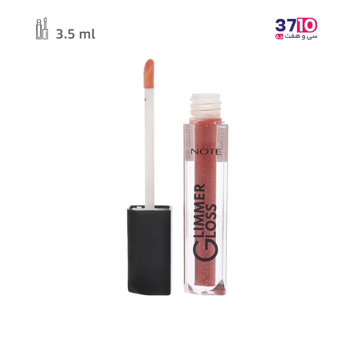 رژلب مایع اکلیلی نوت مدل گلیمر گلاس GLIMMER GLOSS شماره 30 — تصویر ۸