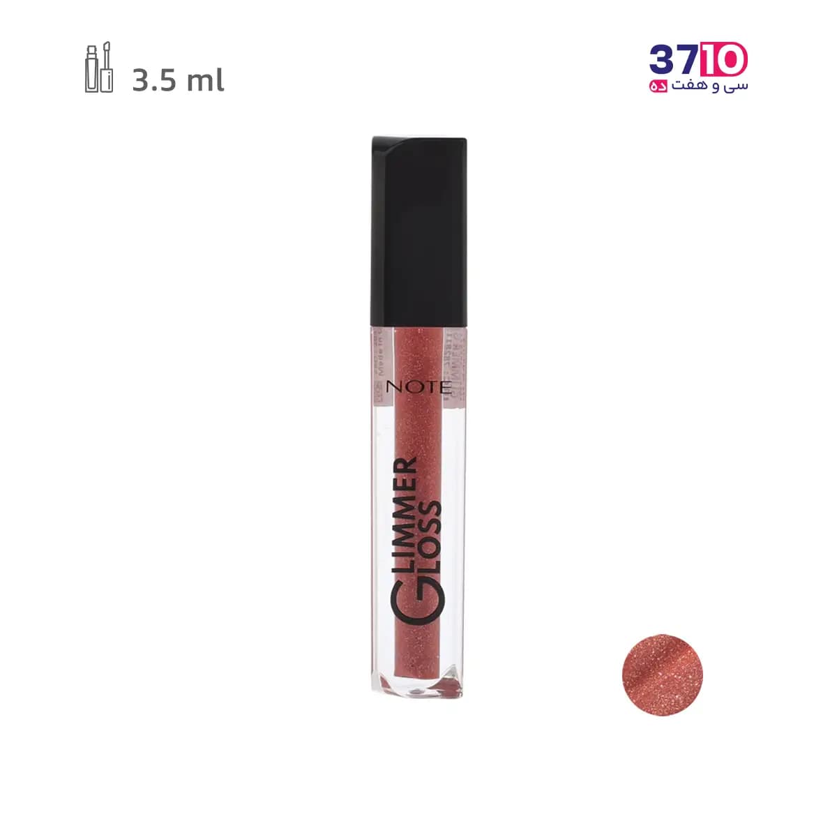 رژلب مایع اکلیلی نوت مدل گلیمر گلاس GLIMMER GLOSS شماره 30 — تصویر ۷